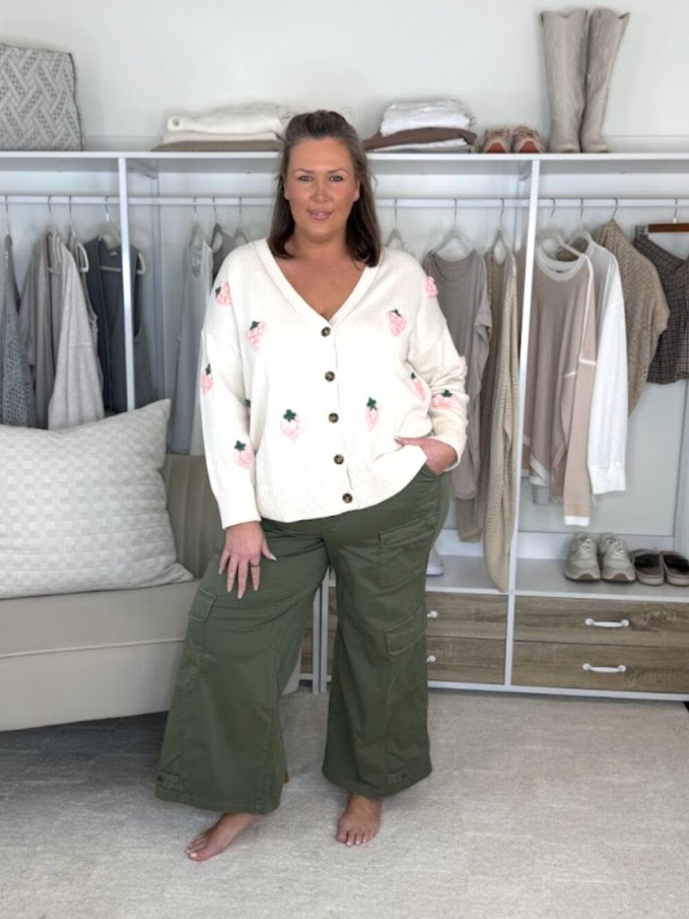 Torrid Strawberry Embellished Cardigan